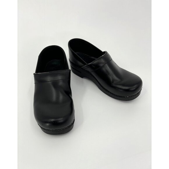 Dansko Professional Clog Leather Black Size 41 (10.5-11) - Picture 1 of 6